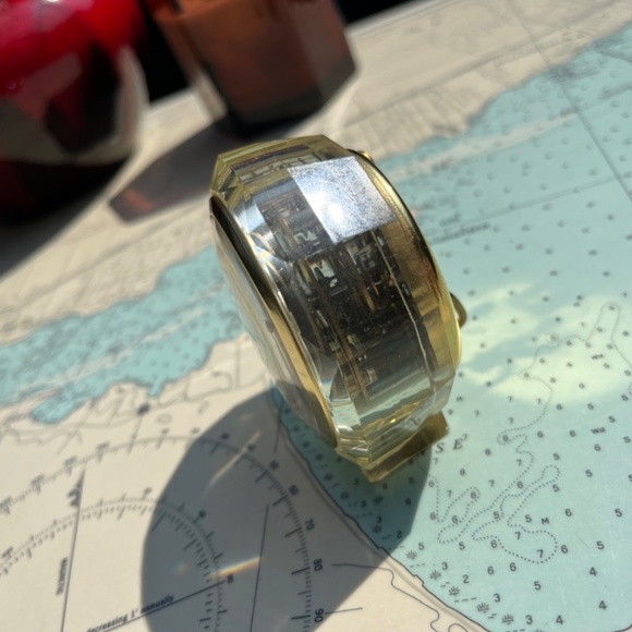 Vintage Semca Lucite Travel Alarm Clock - Picture 3 of 5